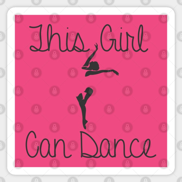 THIS GIRL CAN DANCE Sticker by STUDIOVO